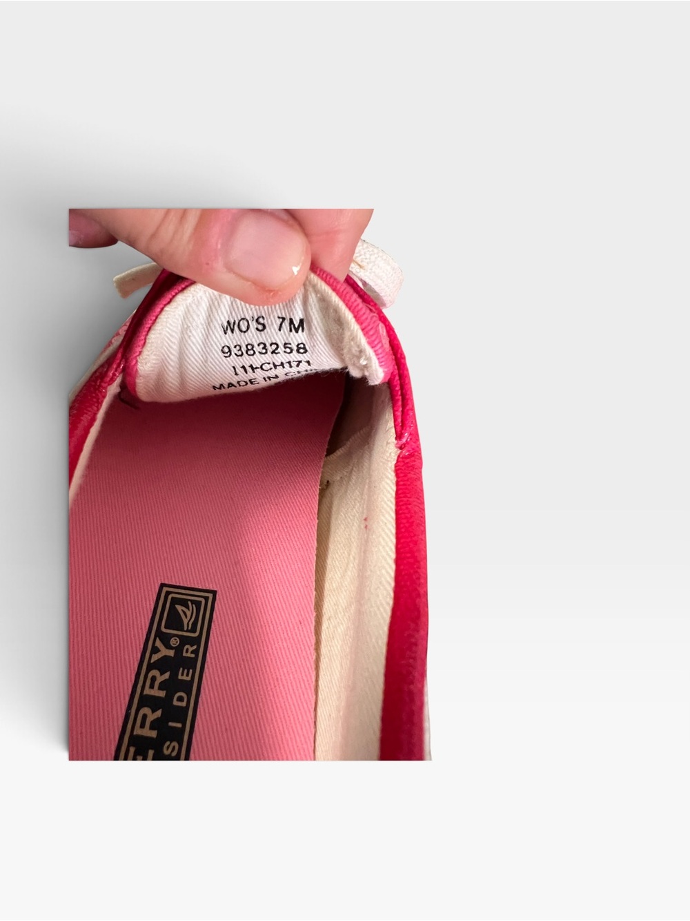 Sperry Top-Sider Boat Shoes Sneaker, Pink Sequin detail White contrast, 7 - Picture 11 of 11